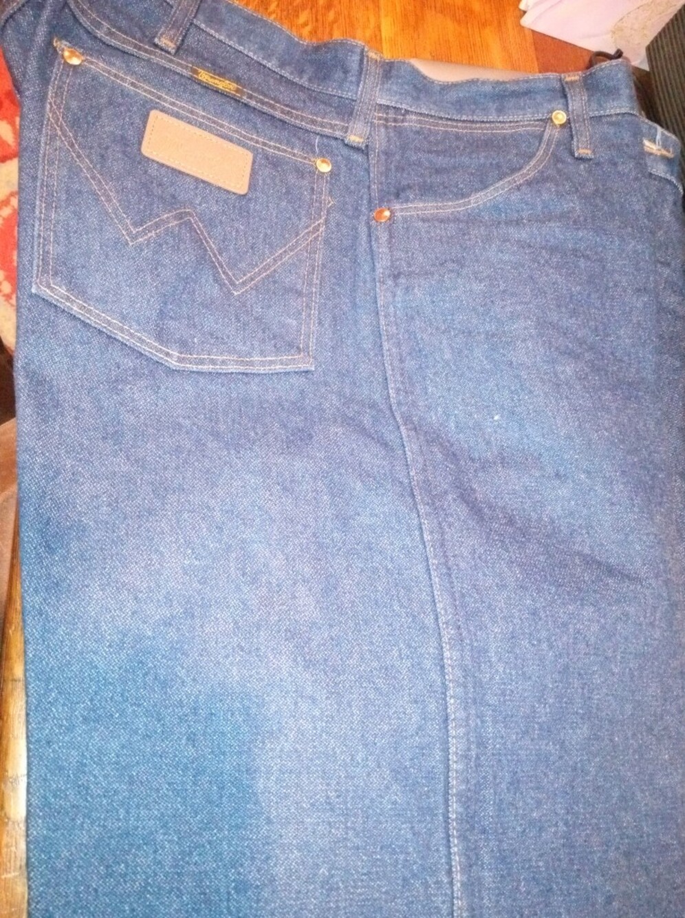 Wrangler Men's Dark 13mwz  Blue Denim Jeans